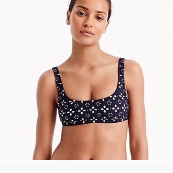 J. Crew laser cut bikini- Orange - Picture 2 of 7